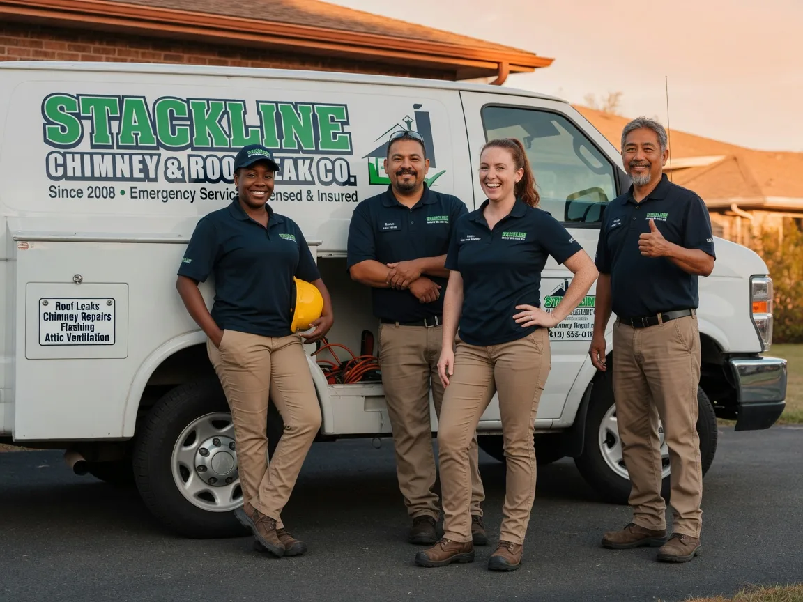 Chimney flashing repair company in Campbell, TX